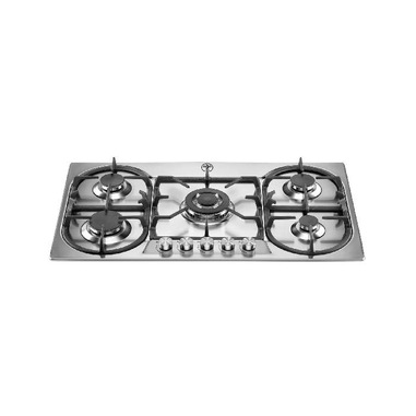 Bertazzoni La Germania P7101D9X/19 piano cottura Acciaio inossidabile Da incasso 75 cm Gas 5 Fornello(i)