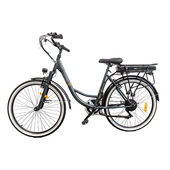 TEKLIO TC2A6SLG bicicletta elettrica Grigio Acciaio inox 66 cm (26") 27,5 kg Ioni di Litio