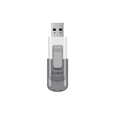 Lexar JumpDrive V100 unità flash USB 128 GB USB tipo A 3.2 Gen 1 (3.1 Gen 1) Grigio, Bianco