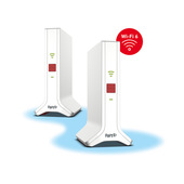 FRITZ! Mesh Set FRITZ!Mesh Set 4200 2-pack Edition International Dual-band (2.4 GHz/5 GHz) Wi-Fi 6 (802.11ax) Rosso, Bianco 2x2/4x4