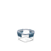 H&H contenitore ermetico quadrato Easy Clips blu 400 cc
