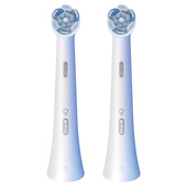Oral-B Testine di Ricambio iO Series Ultimate Clean, testine rotonde di ricambio originali, con setole CrissCross per pulizia e rimozione della placca avanzate e in profondità, 2