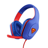 Trust GXT 415SM Zirox Auricolare Cablato A Padiglione Gaming Blu, Rosso