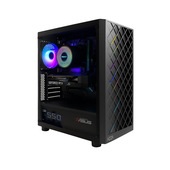 Microtech Ludix Powered by ASUS Intel® CoreTM i5 i5-14400F 16 GB DDR4-SDRAM 1 TB SSD NVIDIA GeForce RTX 5060 Windows 11 Home Tower Nero