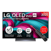 LG OLED evo AI OLED48C55LA TV Serie C5 48'' 4K, α9 Gen8, Dolby Vision, 40W, 4 HDMI, VRR 144Hz, Smart TV WebOS 25