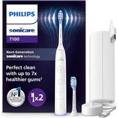 Philips Sonicare serie 7100 Sonicare Spazzolino elettrico sonico bianco con app HX7420/02