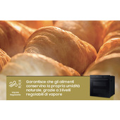 Samsung NV7B5760WBK Forno ad incasso a Vapore Serie 5 76 L A+ Vetro Nero