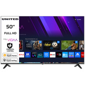 United UN50FVZ1 SMART TV 50" FULL HD, Sistema operativo VIDAA, Triplo tuner DVBT2/C/S2 HEVC MAIN10, Dolby Audio, Parental Control