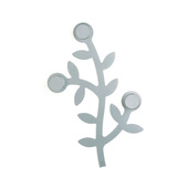 Foppapedretti Appendialbero appendiabiti Montabile a parete 3 gancio(i) Argento