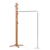 Foppapedretti Espansiva appendiabiti Da terra 8 gancio(i) Cromo, Noce