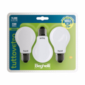 Beghelli Tuttovetro Lampadina a risparmio energetico Bianco neutro 4000 K 8 W E27 E