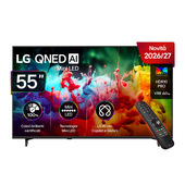 LG QNED AI MiniLED 55'' Serie QNED70B 55QNED70B6C, 4K, AI Magic Remote, 100% Volume colore, 3 HDMI, 20W, SMART TV 2026