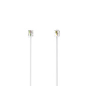 Hama 00201133 cavo telefonico 3 m Bianco