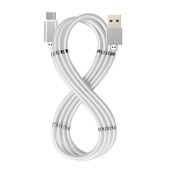 Celly USBUSBCMAGWH cavo USB 1 m USB 3.2 Gen 1 (3.1 Gen 1) USB A USB C Bianco