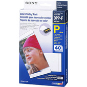 Sony 40 Photo Papers & 1 Cartridge for DPP-FP30 carta fotografica