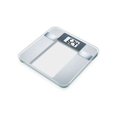Beurer BG 13 Quadrato Grigio, Trasparente Bilancia pesapersone elettronica