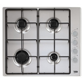 Beko HIGG641C3SX Acciaio inox Da incasso 60 cm Gas 4 Fornello(i)