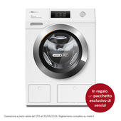 Miele WTW870 WPM lavasciuga Libera installazione Caricamento frontale Bianco