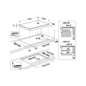 Whirlpool Piano cottura a induzione in vetroceramica - WL S2177 CPNE