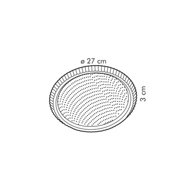 Tescoma Stampo crostata ø 28 cm DELICIA