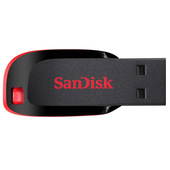 SanDisk Cruzer Blade unità flash USB 64 GB USB tipo A 2.0 Nero, Rosso