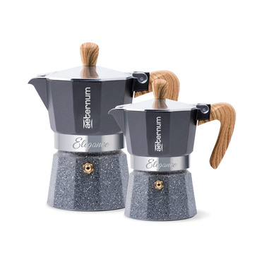 Aeternum AC000005 caffettiera manuale Moka Nero