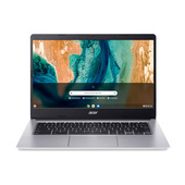 Acer Chromebook CB314-2H-K46K MediaTek MT8183 35,6 cm (14") Full HD 4 GB DDR4-SDRAM 64 GB eMMC Wi-Fi 5 (802.11ac) ChromeOS Italiano Argento