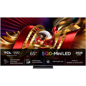 TCL C8L TV 65C8L SQD Mini LED da 65", 4K HDR, 5000 nit, 2.040 zone di dimming, Google TV, 144Hz, Dolby Vision & Atmos, Audio Bang & Olufsen