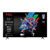 TCL C6K Serie Smart TV QD-MiniLED 4K 55" 55C6K, 144Hz, audio Onkyo 2.1, Dolby Vision IQ & Atmos, Google TV