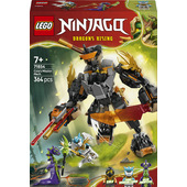 LEGO NINJAGO 71854 Mech della Missione di Cole e Drago Zane, Action Figure Giocattolo con 3 Minifigure, Regalo per Bambini 7+
