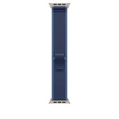 Apple Trail Loop blu/blu acceso (49 mm) - M/L - Titanio naturale