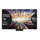 Samsung Smart TV 75” QE75QN800DTXZT Neo QLED 8K Mini LED Graphite Black 2024, Processore NQ8 AI GEN2, 8K AI Upscaling, Infinity One Design, Dolby Atmos