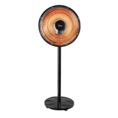 Bimar Sole Mio Interno Nero 1000 W Riscaldatore ambiente elettrico con ventilatore