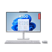Lenovo | All in One A 100 | Display 23.8'' FHD (1920x1080) | Processore INTEL N100 | Memoria RAM 8GB | Memoria SSD 512GB | Scheda grafica Integrata | Sistema Operativo WINDOWS 11 HOME | CLOUD_GREY