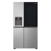 LG InstaView GSGV81PYLL Frigorifero Side-by-Side , Classe E, 635L, Wi-Fi, Senza allaccio, Door Cooling, Prime Silver