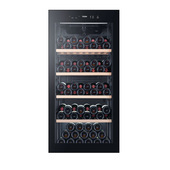 Haier Wine Bank 60 Serie 5 WS120GA Cantinetta vino con compressore Libera installazione Nero 117 bottiglia/bottiglie
