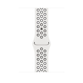 Apple MPH13ZM/A accessorio indossabile intelligente Band Nero, Bianco Fluoroelastomero