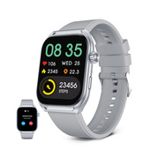 Ksix BXSW28B smartwatch e orologio sportivo 5,23 cm (2.06") AMOLED Digitale 401 x 502 Pixel Touch screen Grigio