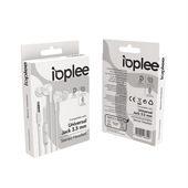 IOPLEE Auricolare In-ear a filo con connettore Jack 3.5 mm - Bianco