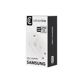 Cellularline SUPER FAST CHARGER KIT PD 25W Caricabatterie da rete USB-C 25W in micropack