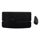 IOPLEE 315BTR tastiera Mouse incluso Universale RF Wireless QWERTY Italiano Nero