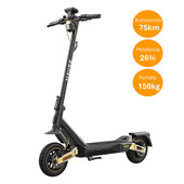 NAVEE ST5 Pro Monopattino elttrico, Potenza max 1350W, Autonomia 75km, IPX6, Portata max 150kg, Sospensioni doppie, Frenata tripla, Display TFT