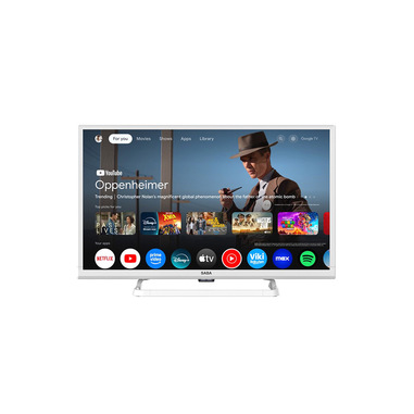 SABA SA24W78GTV TV 61 cm (24") HD Smart TV Wi-Fi Bianco 130 cd/m²