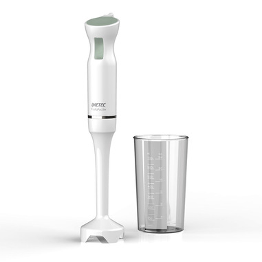 Imetec frullatore a Immersione FrullaFacile, Gambo XL, Lame in Acciaio Inox, Funzionamento a Impulsi, Bicchiere Graduato da 700 ml BPA Free, 800 W