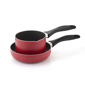 Fratelli Guzzini Set: Padella 16 cm + Bollilatte 12 cm ''Cook&Plus''