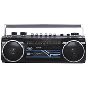 Trevi RADIO REGISTRATORE PORTATILE USB SD WIRELESS CASSETTA RR 501 BT NERO