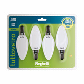 Beghelli Tuttovetro Lampadina a risparmio energetico Bianco neutro 4000 K 5 W E14 E