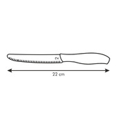 Tescoma Coltello tavola 12 cm, 6 pz Sonic