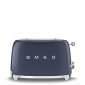 Smeg TSF01NBEU tostapane 6 2 fetta/e 950 W Blu, Cromo