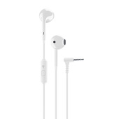 Cellularline VOICE CAPSULE Auricolari a capsula con microfono, tasto di risposta e connettore Jack 3.5mm